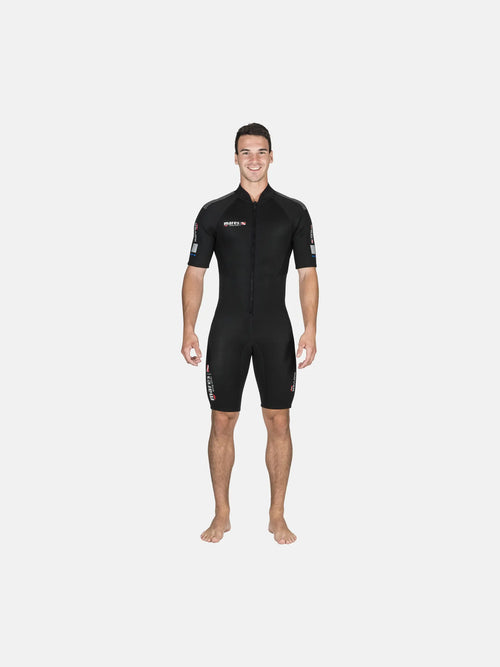 Mares Rover Shorty Wetsuit, Front Zip Scuba Snorkeling Suit, 3mm
