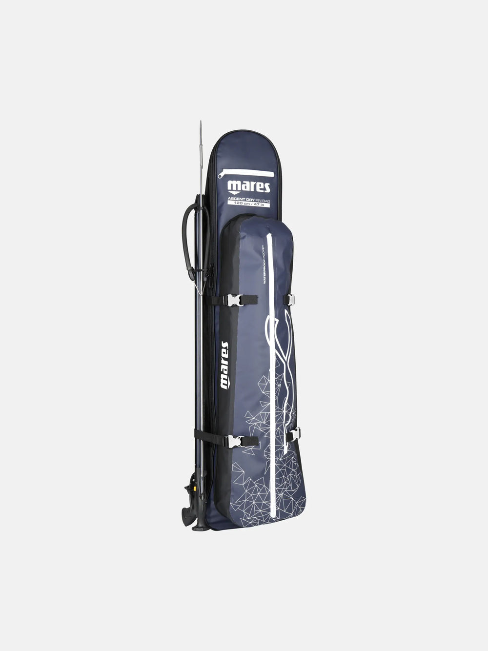 ASCENT DRY FINS BAG, Waterproof High-Capacity Gear Bag for Fins and Dive Essentials