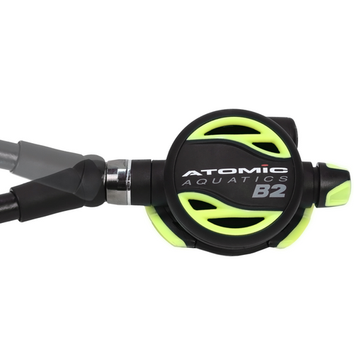 Atomic Aquatics B2 Octopus Yellow 36 Inch Hose, Dive Regulator
