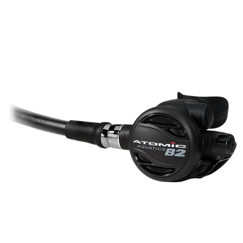Atomic Aquatics B2 Second Stage Black 32 Inch Hose, Dive Regulator
