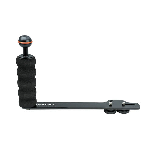 Divevolk Single Handle Tray Aluminum Ball Head, Dive Accessory