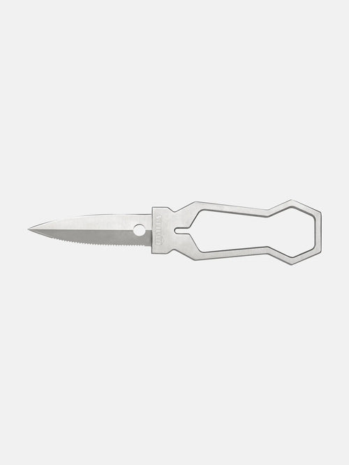 HERO POLYGON Dive Knife, Ergonomic Polygonal Handle with Smooth Serrated and Line Cutter Blade
