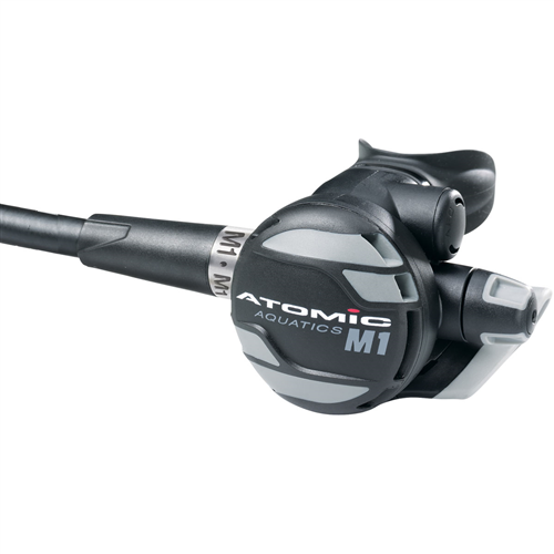 Atomic Aquatics M1 2nd Stage Gray 32 Inch Hose, Dive Regulator