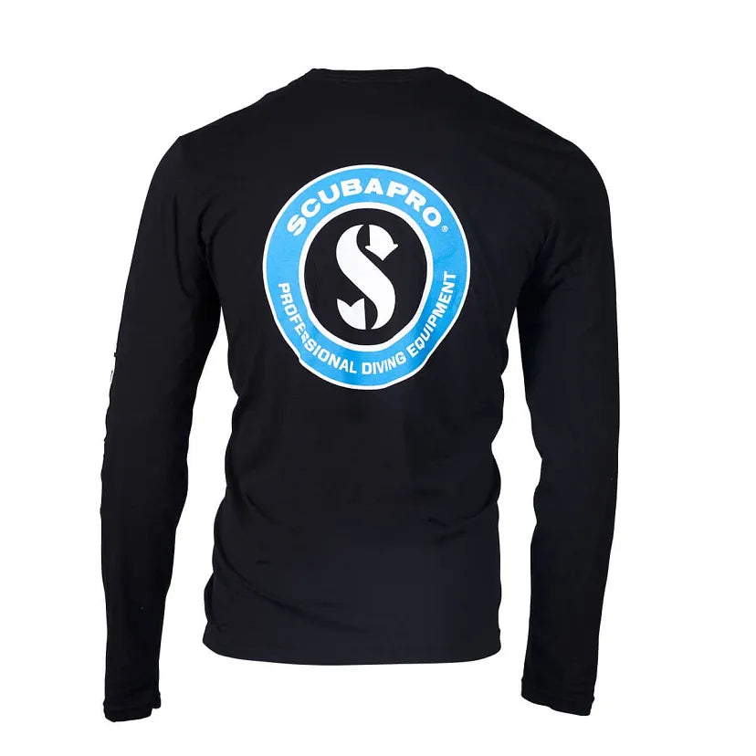 Scubapro Black Long Sleeve T-Shirt, Men