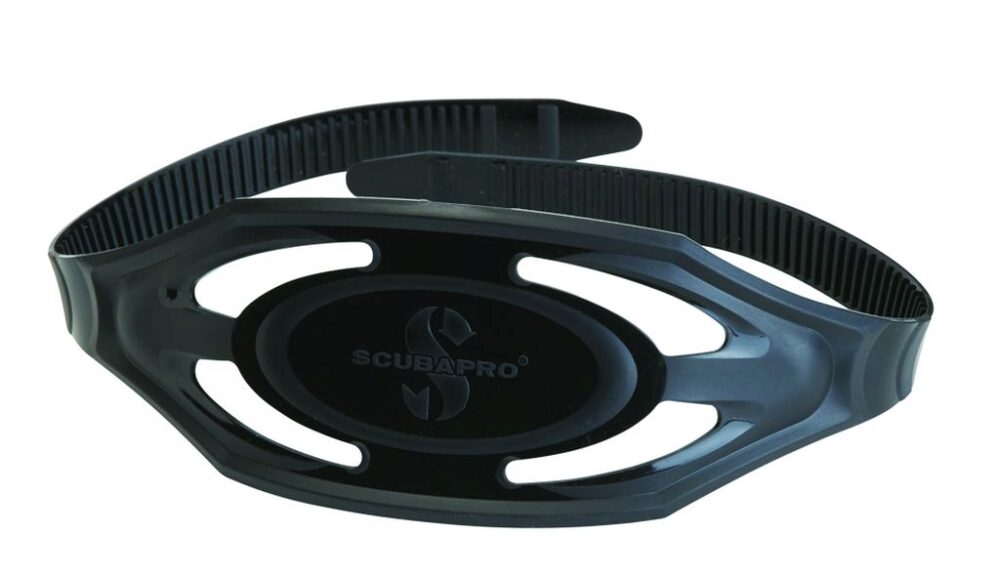 Scubapro Replacement Mask Straps for Scout, Orbit, Solara & Spectra Dive Masks, Black
