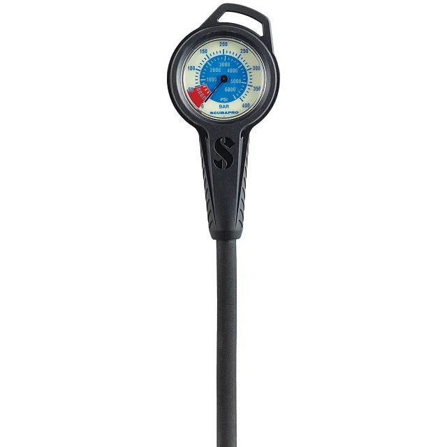 Scubapro Metal Pressure Gauge with Compact Metal Case, Dive Instrument