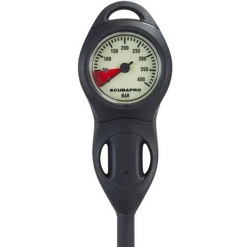 Scubapro U-Line Pressure Gauge with Compact Plastic Case, Dive Instrument