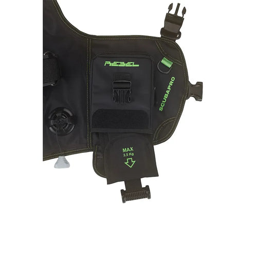 Scubapro Rebel BCD Weight Pocket Kit Small Diver, Dive Accessory