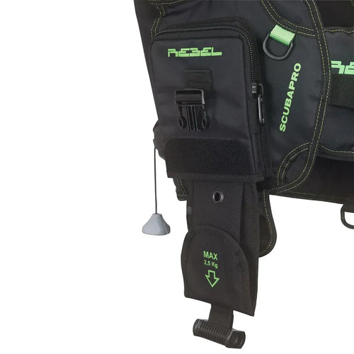 Scubapro Rebel BCD Weight Pocket Kit Small Diver, Dive Accessory