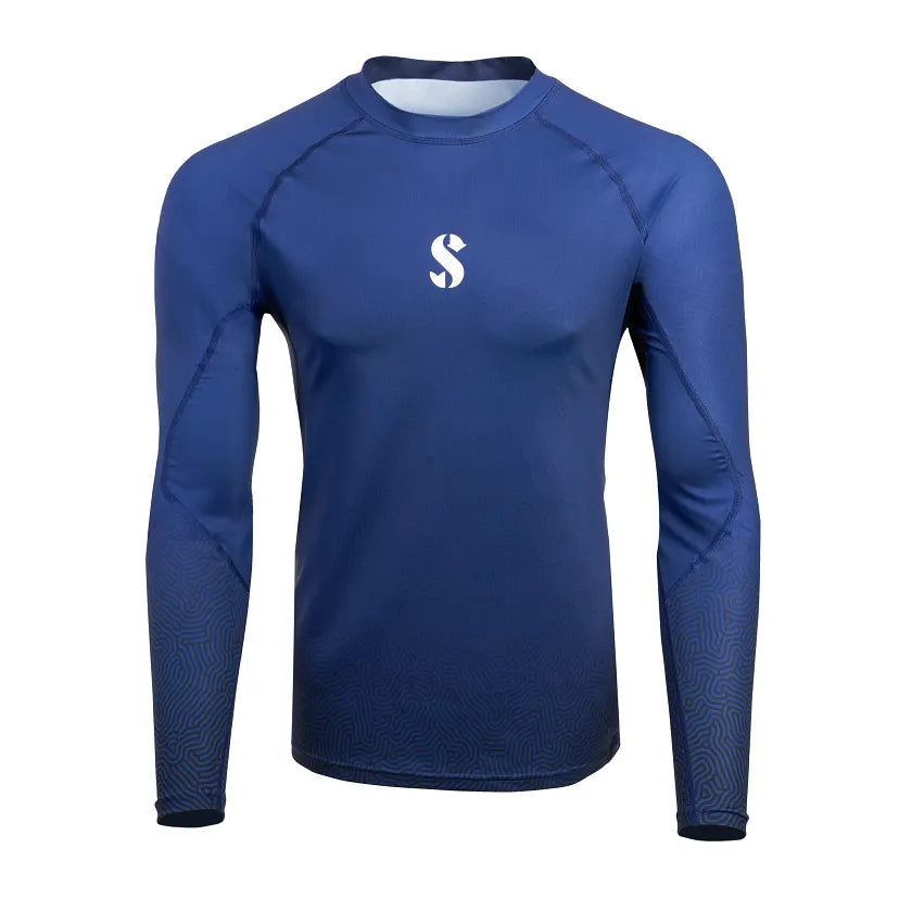 Scubapro UPF 50 T-Flex Loose-Fit Long Sleeve Rash Guard, Men