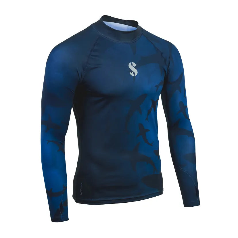 Scubapro UPF 50 T-Flex Long Sleeve Rash Guard, Men