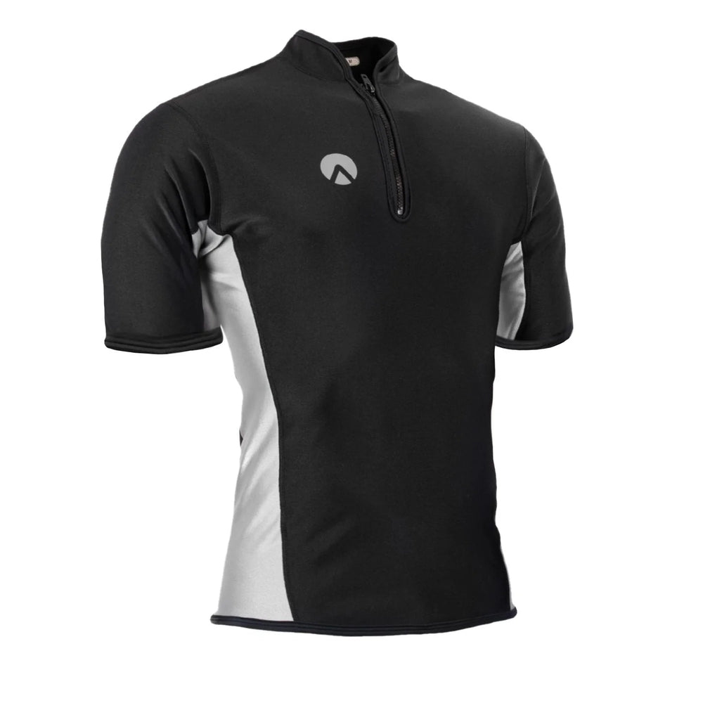 Sharkskin Chillproof Men’s Short Sleeve Chest Zip Thermal Top