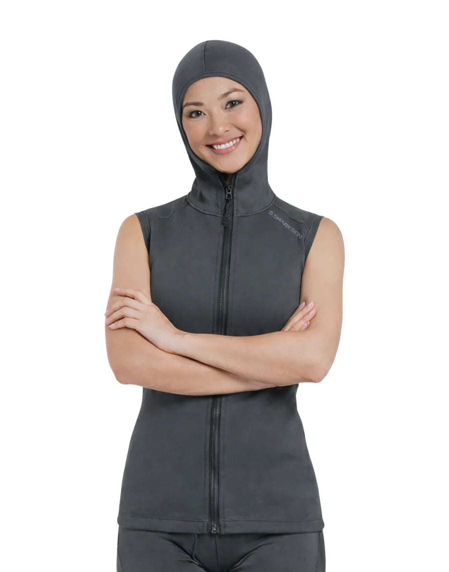 Sharkskin Titanium 2 Women’s Hooded Full Zip Dive Vest