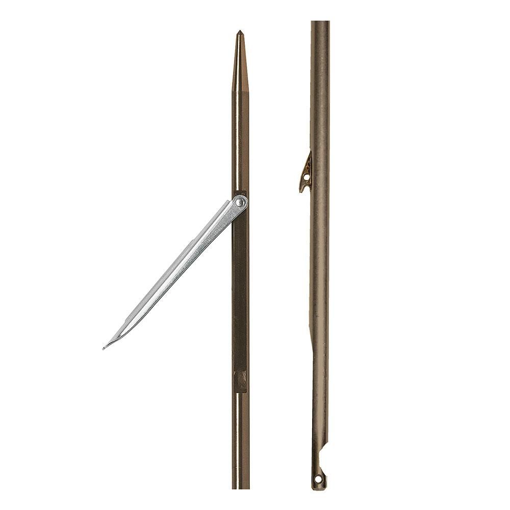 SLG Shaft Fins 7 Tri-Filed, 7 mm Stainless Steel Speargun Shaft for Long-Range Accuracy