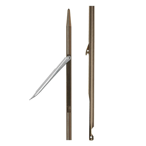 SLG Shaft Fins 7 Tri-Filed, 7 mm Stainless Steel Speargun Shaft for Long-Range Accuracy