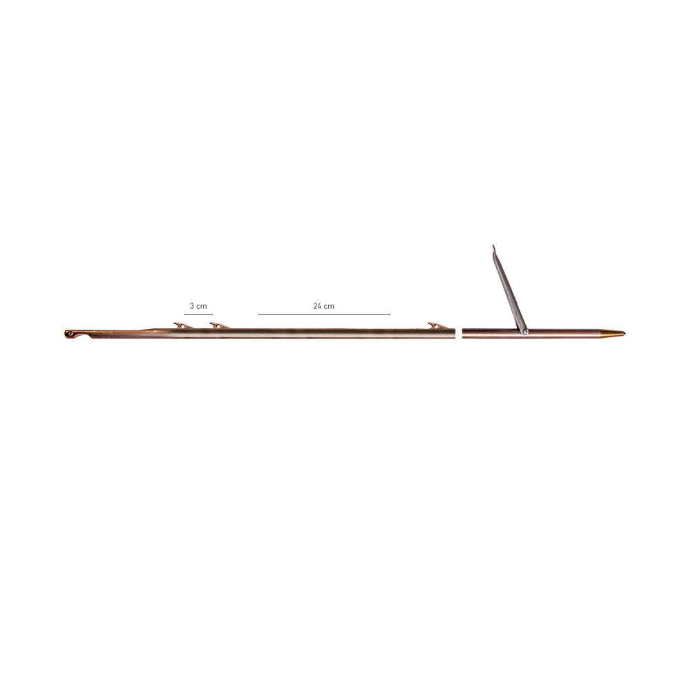 SLG Shaft Fins Strike 6.5, Stainless Steel 6.5 mm Speargun Shaft for Accurate Medium-Range Shots