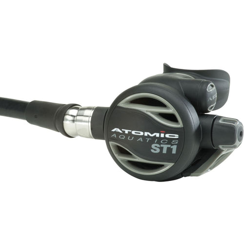 Atomic Aquatics ST1 Second Stage Gray 32 Inch Hose, Dive Regulator