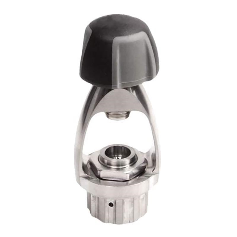 Atomic Aquatics T3 DIN to Yoke Adapter Titanium, Dive Accessory
