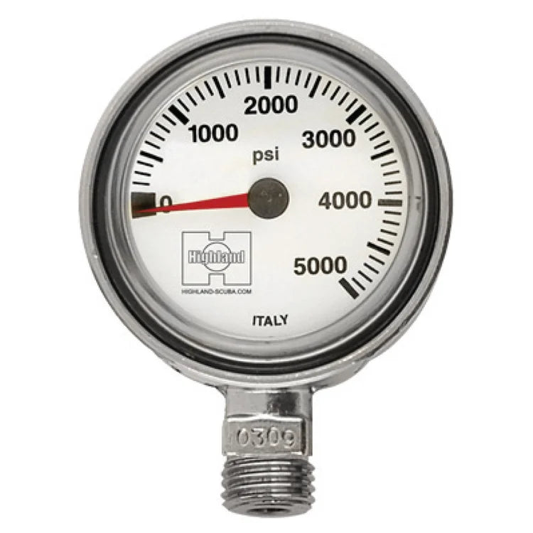 XS Scuba Highland Thin-Line Pressure Gauge