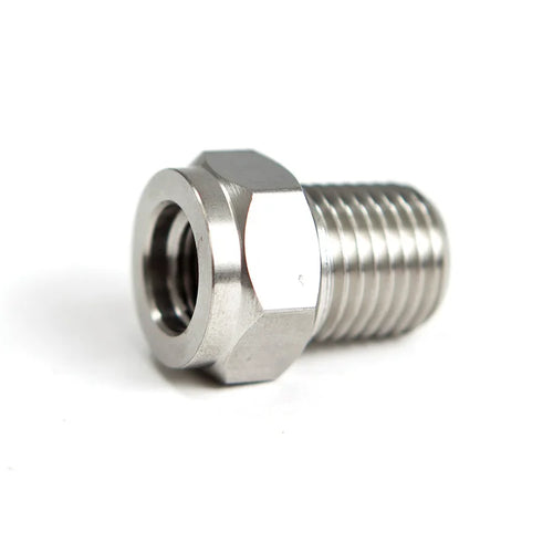 XS Scuba Stainless 1/4" NPT Male to 3/8"-24 UNF Female Adapter