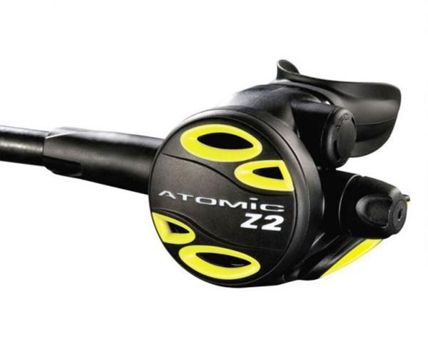 Atomic Aquatics Z2 Octopus Yellow 36 Inch Hose, Dive Regulator