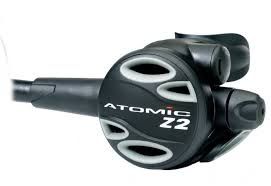 Atomic Aquatics Z2 Second Stage Gray 32 Inch Hose, Dive Regulator